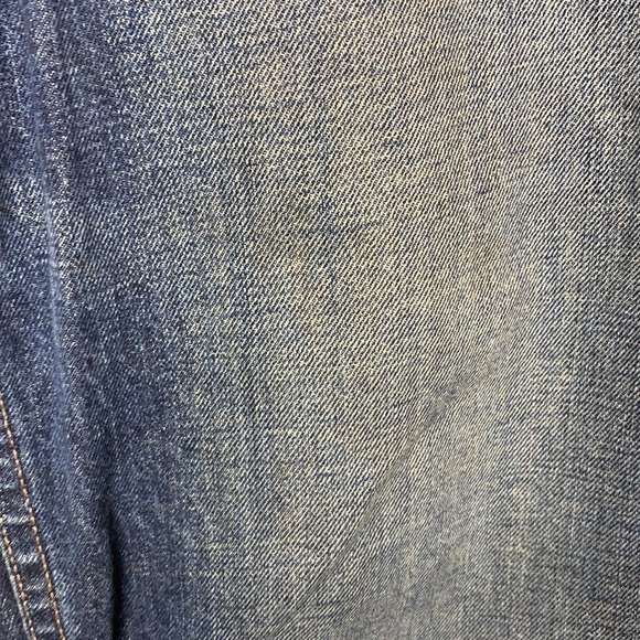 ARIZONA JEANS Relaxed Straight Whiskered 5 Pocket CHORE Work Denim Jeans 32 - Picture 6 of 12